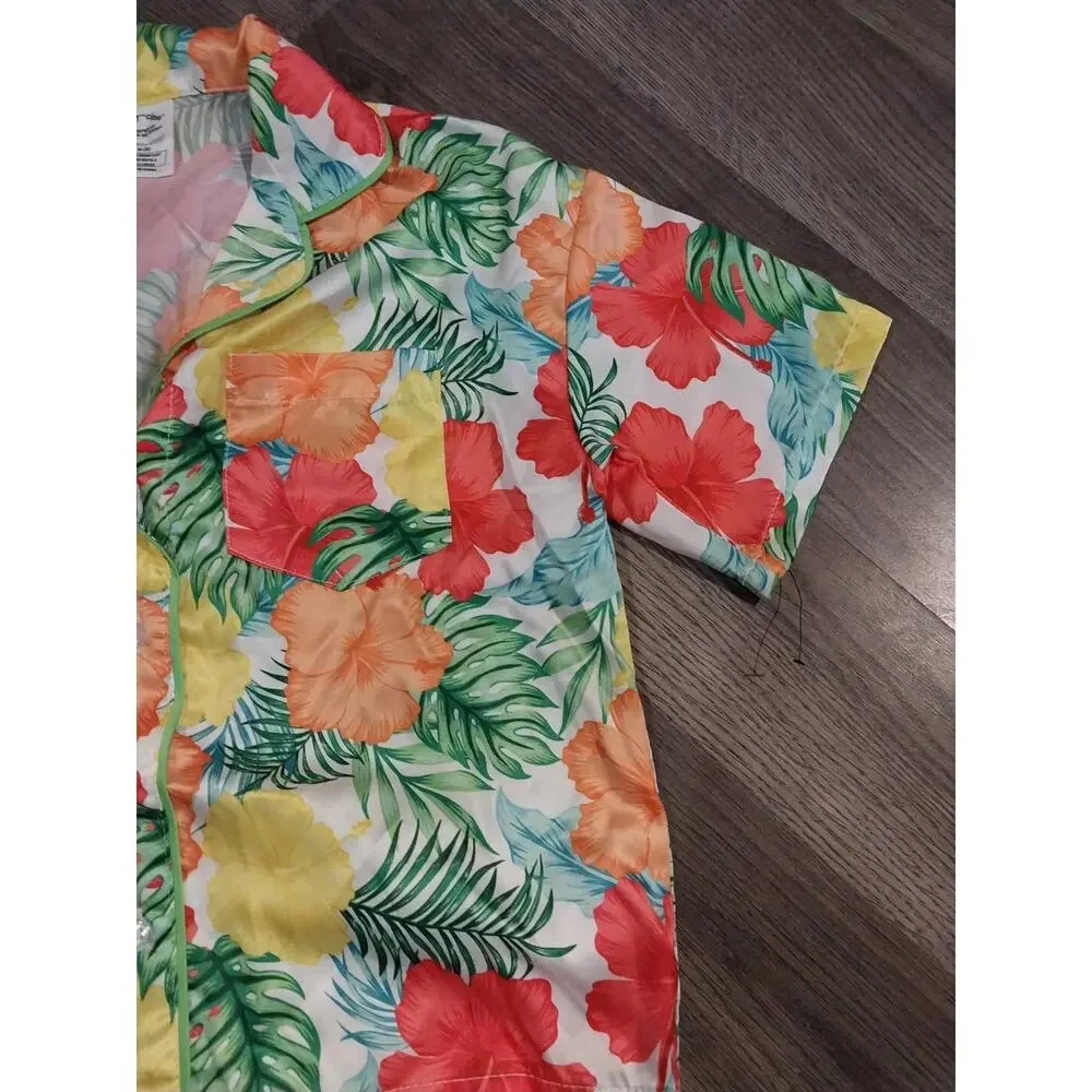 Girls Art Class Hawaiian Sleepwear Size 8 Top Size 10/12 Short Set NWOT